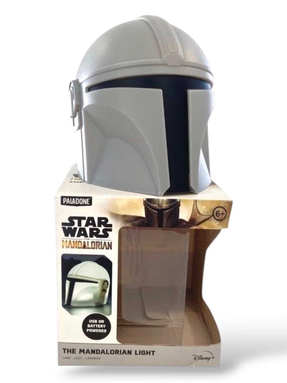 Star Wars The Mandalorian USB Or Battery Powered Helmet Light Ages 6+ By Paladon